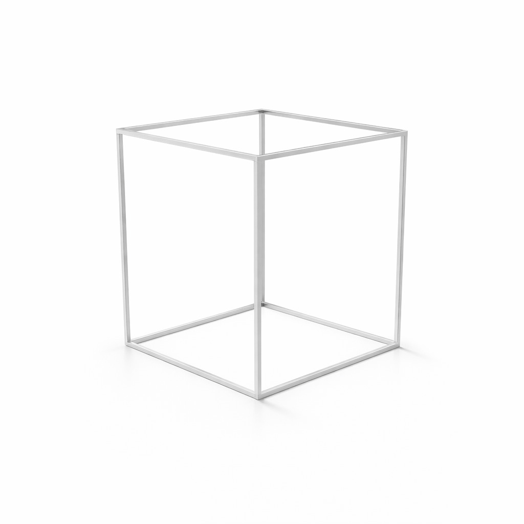 Küp Lightbox 100100×100 cm - Kurulum Sonrası Görünüm | portatif stand çözümü