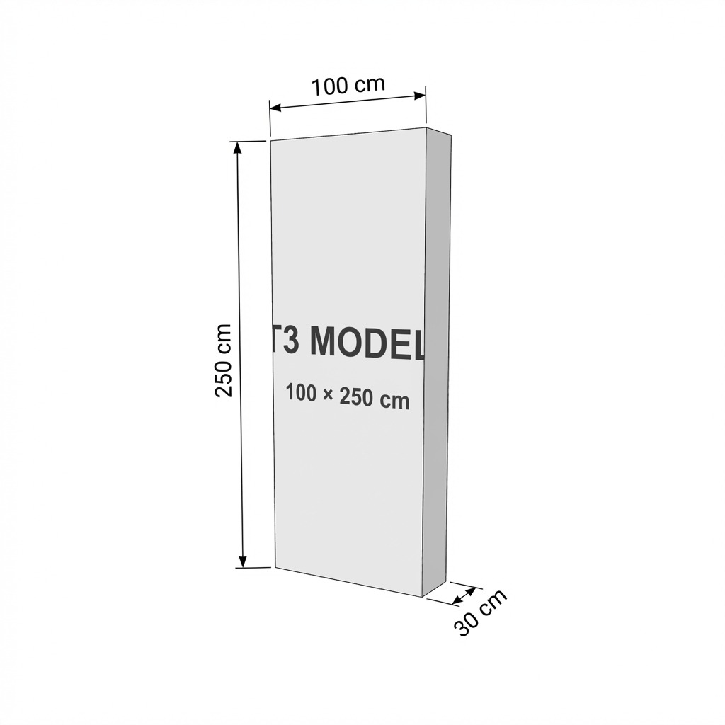 T3 Modüler Lightbox 100×250 cm - Kurulum Sonrası Görünüm | portatif stand çözümü