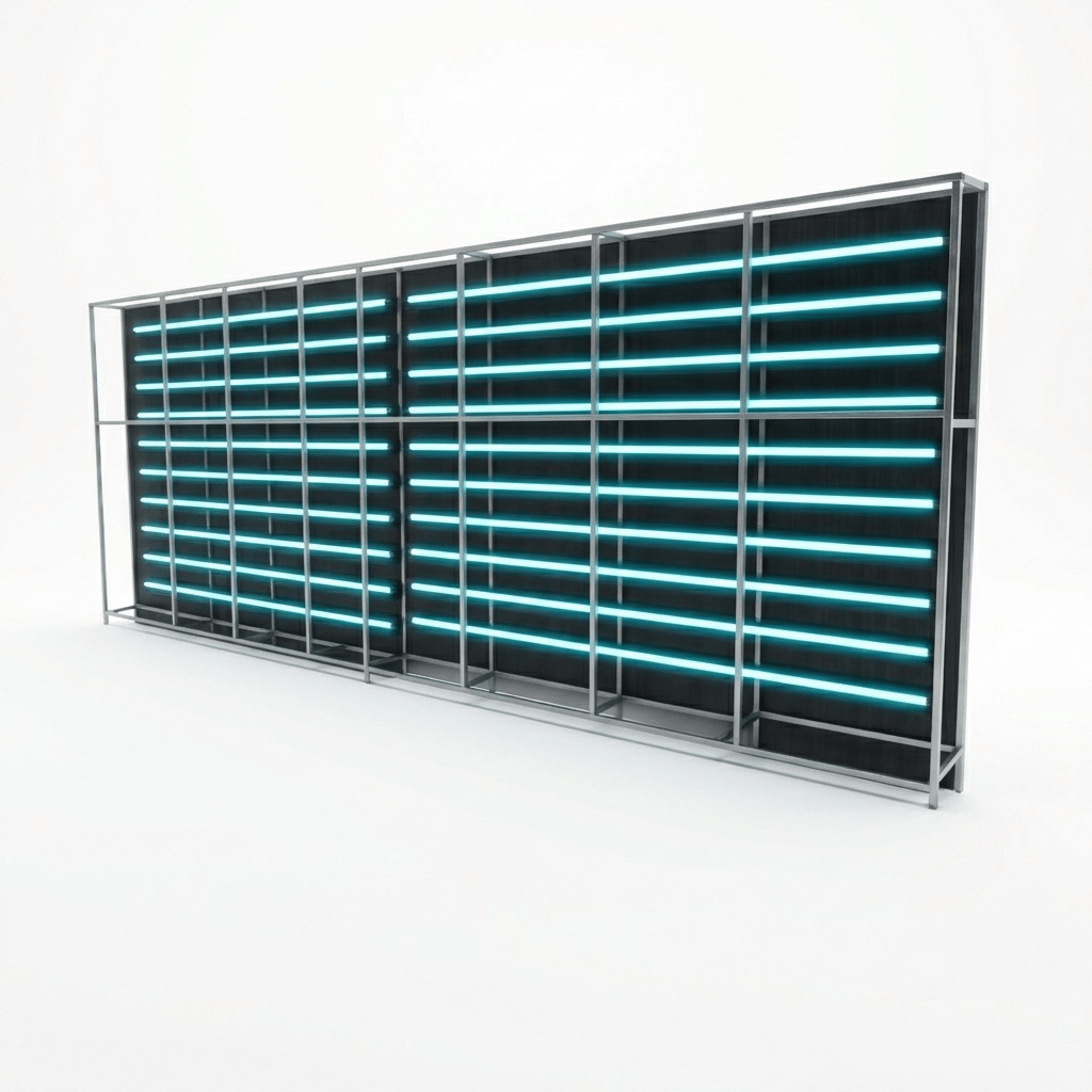 T3 Modüler Lightbox 1000×250 cm - LED Aydınlatma Detayı