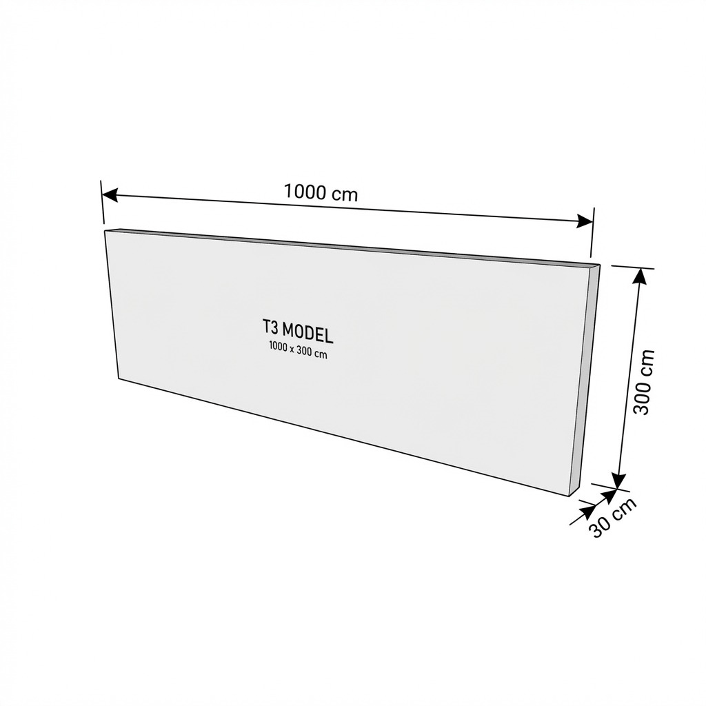 T3 Modüler Lightbox 1000×300 cm - Kurulum Sonrası Görünüm | portatif stand çözümü