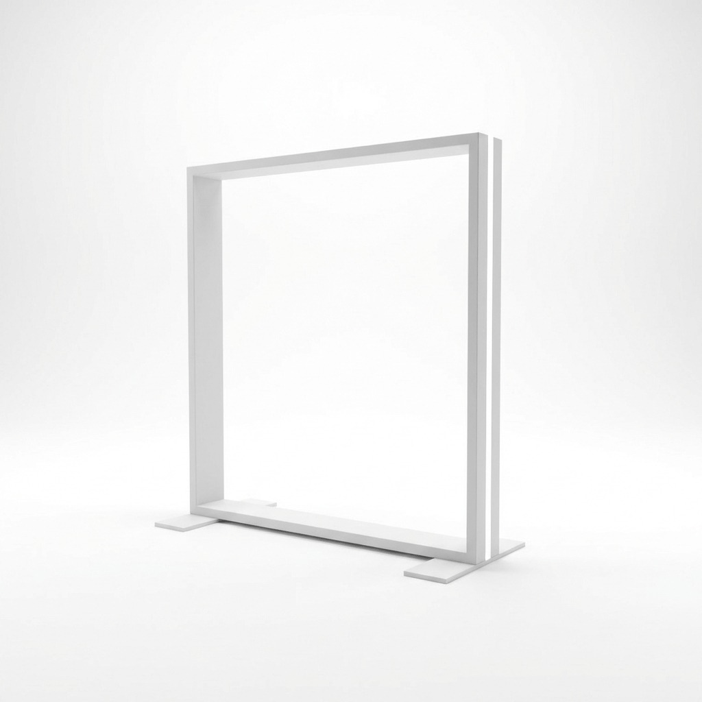 Ayaklı Lightbox 100×100 cm - LED Aydınlatma Detayı