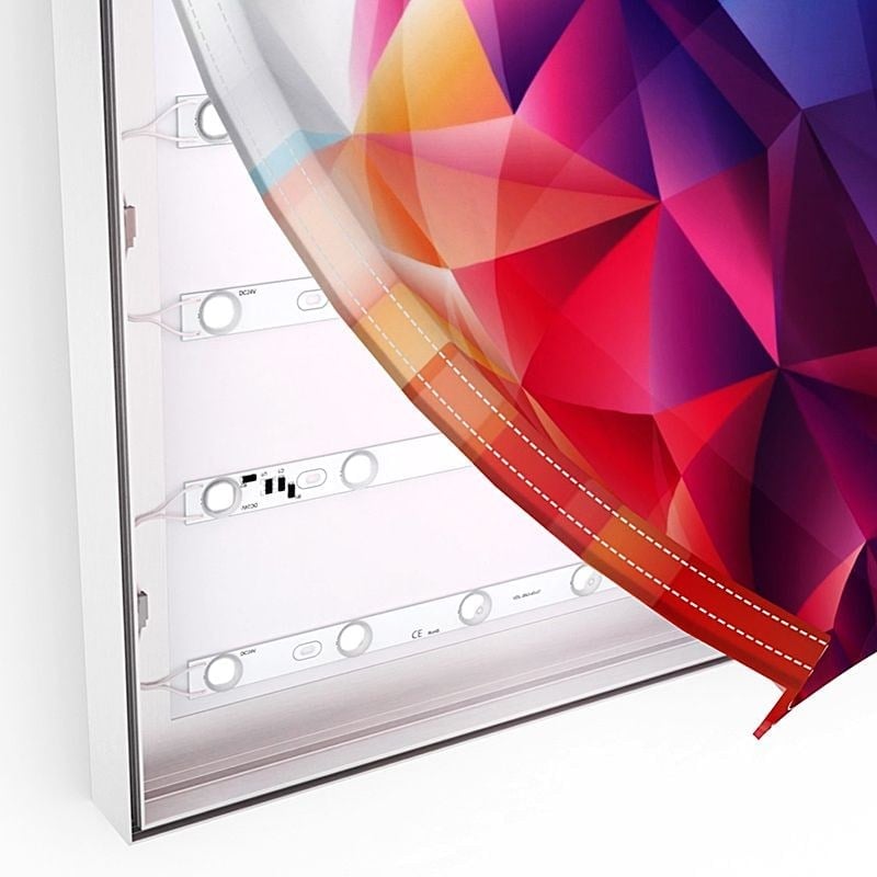 100x150 cm Duvar Tipi Lightbox Tabela - 5 cm kasa