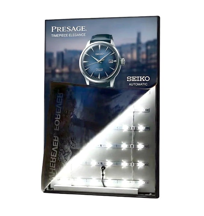 100x200 cm Duvar Tipi Lightbox Tabela - 5 cm kasa