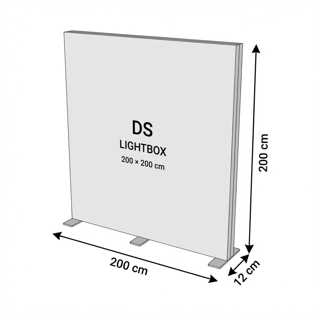 200×200 cm Modüler Lightbox – Kongre ve Fuar Standı
