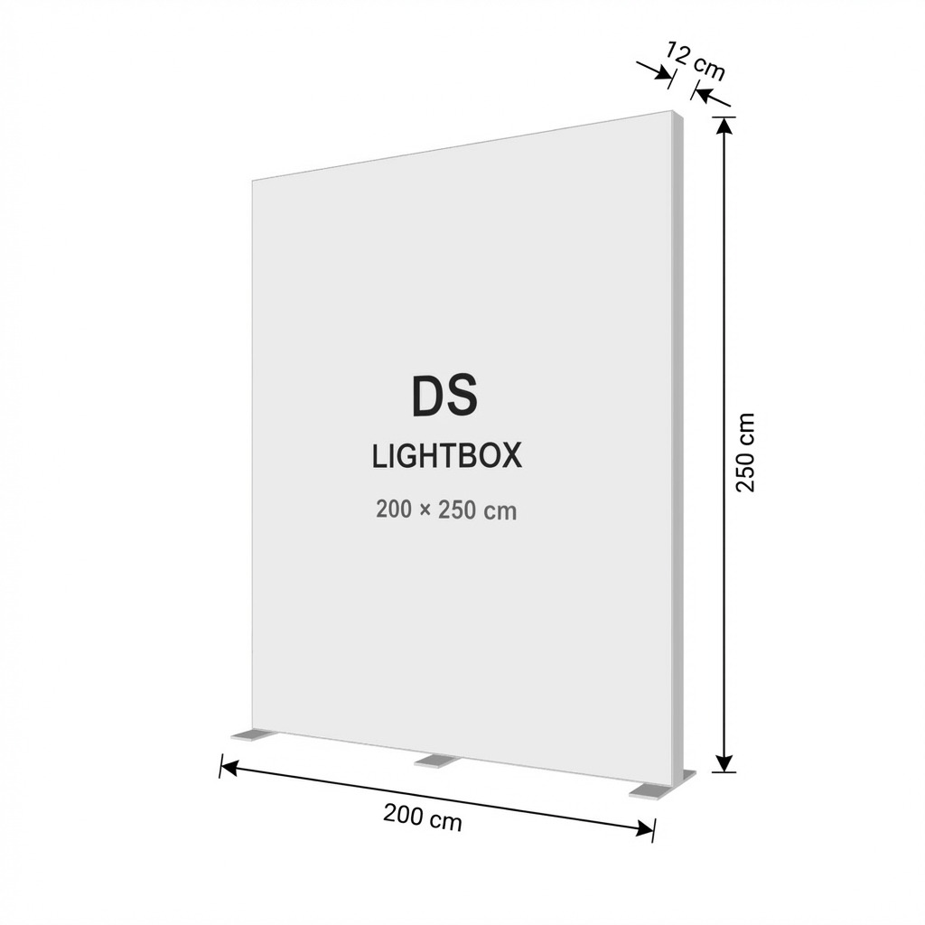 Modüler Lightbox Kongre ve Fuar Standı 200×250 cm - LED Aydınlatma Detayı