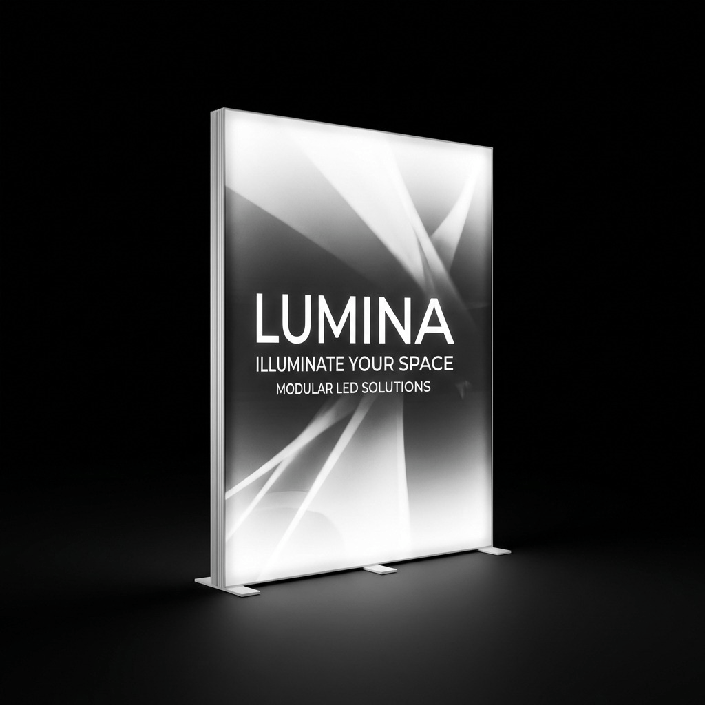 Modüler Lightbox Kongre ve Fuar Standı 200×250 cm - Yakın Plan Detay