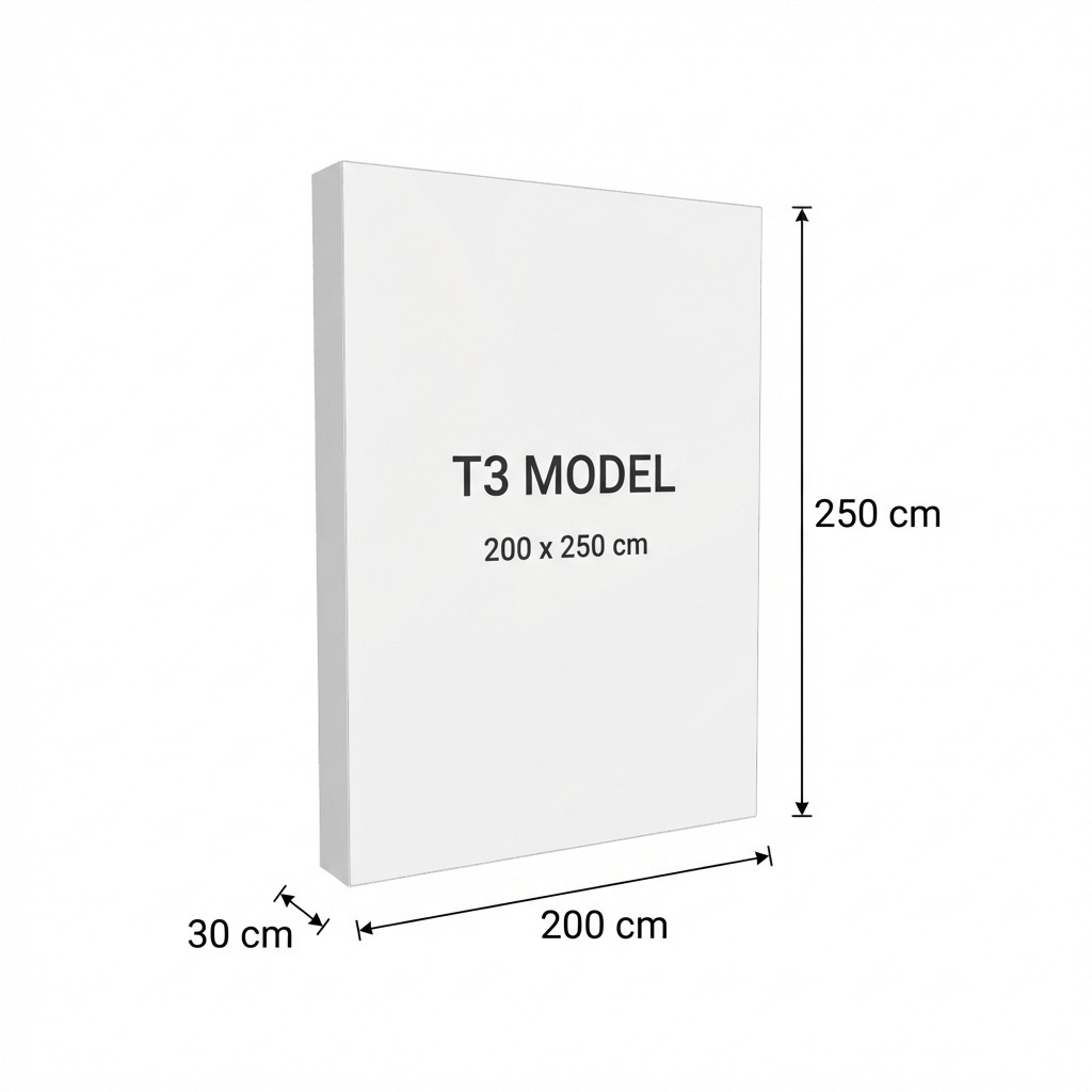 T3 Modüler Lightbox 200×250 cm - LED Aydınlatma Detayı