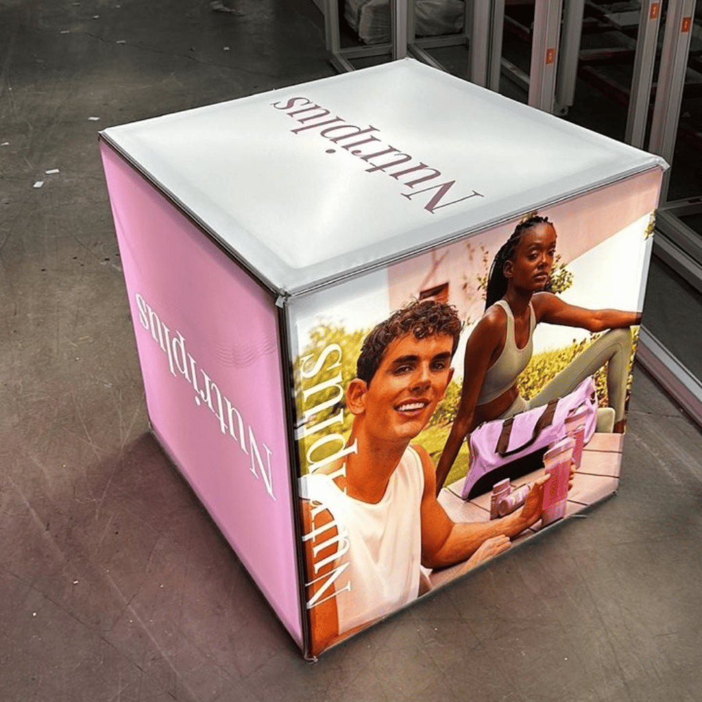 200×50×50 CM KÜP LIGHTBOX HANGING SIGN