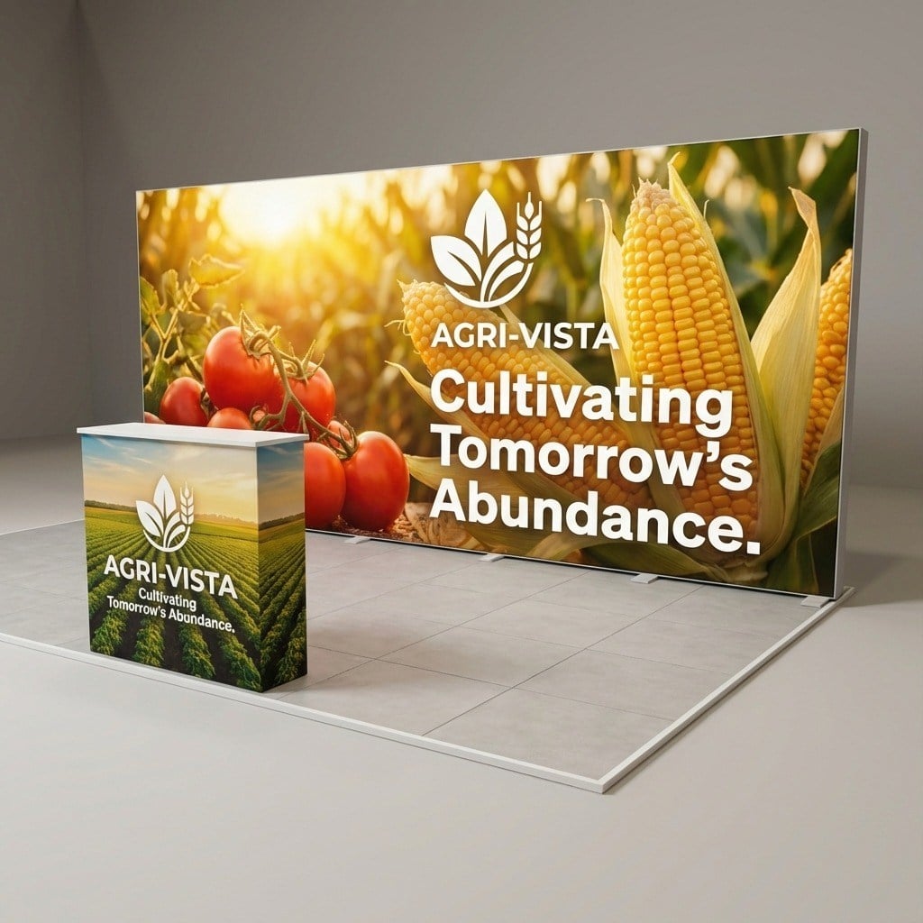 25 m² Modüler Lightbox Fuar Standı (500x500 cm)