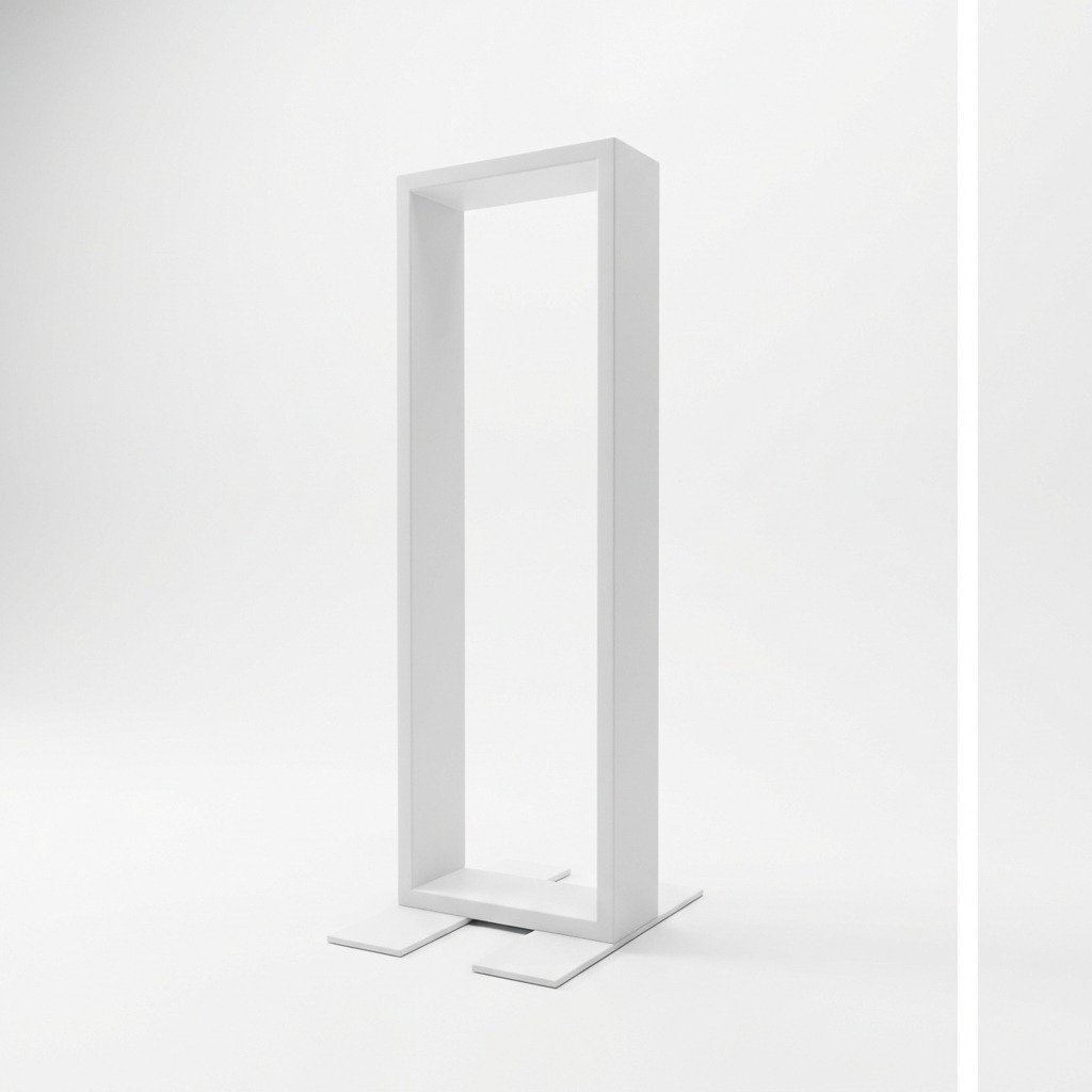 Ayaklı Lightbox 35×100 cm - Yakın Plan Detay