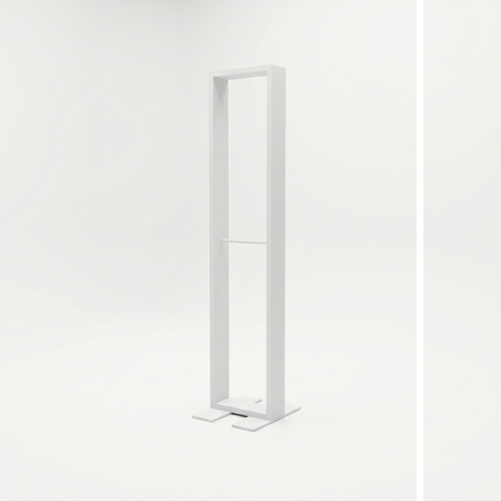 Ayaklı Lightbox 35×150 cm - Yakın Plan Detay