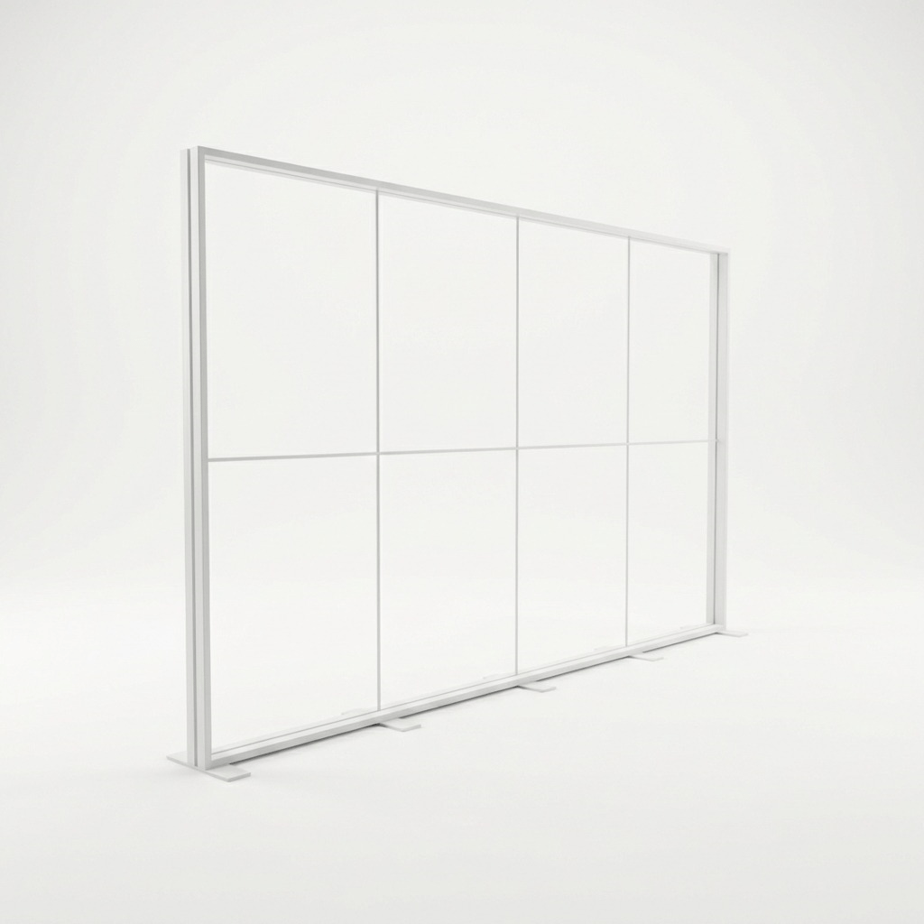 Modüler Lightbox Kongre ve Fuar Standı 400×230 cm - Yakın Plan Detay