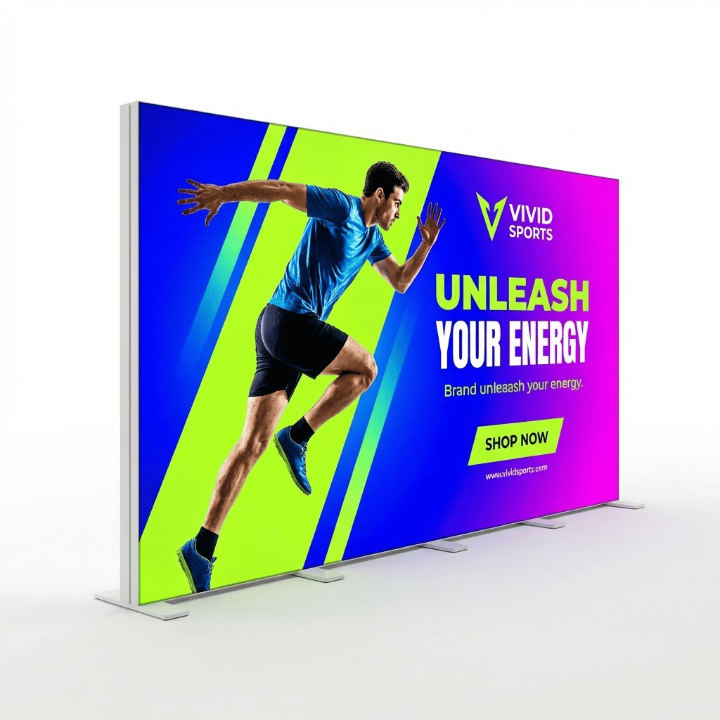 Modüler Lightbox Kongre ve Fuar Standı 400×230 cm - Genel Görünüm