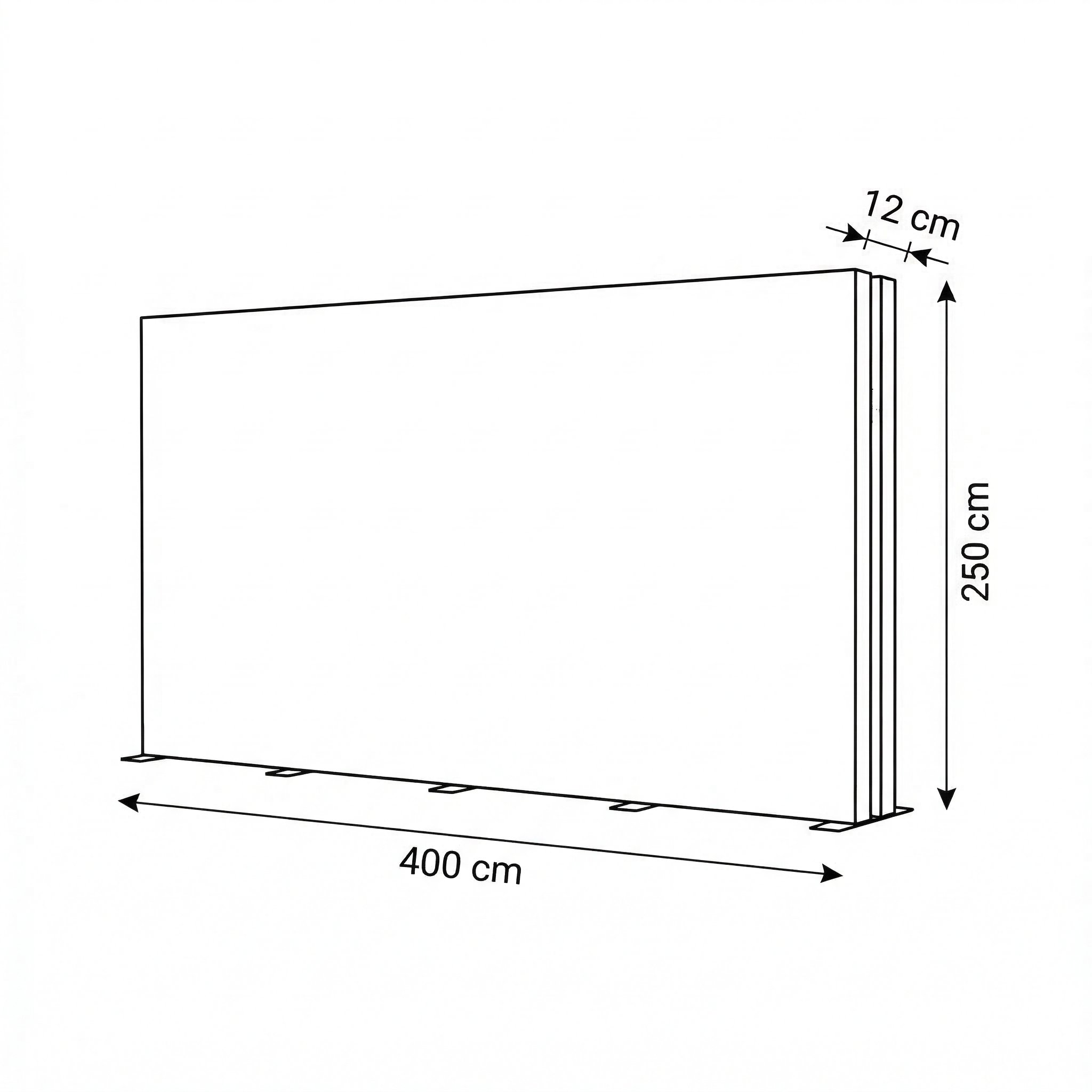 400×250 cm DS Backdrop stand