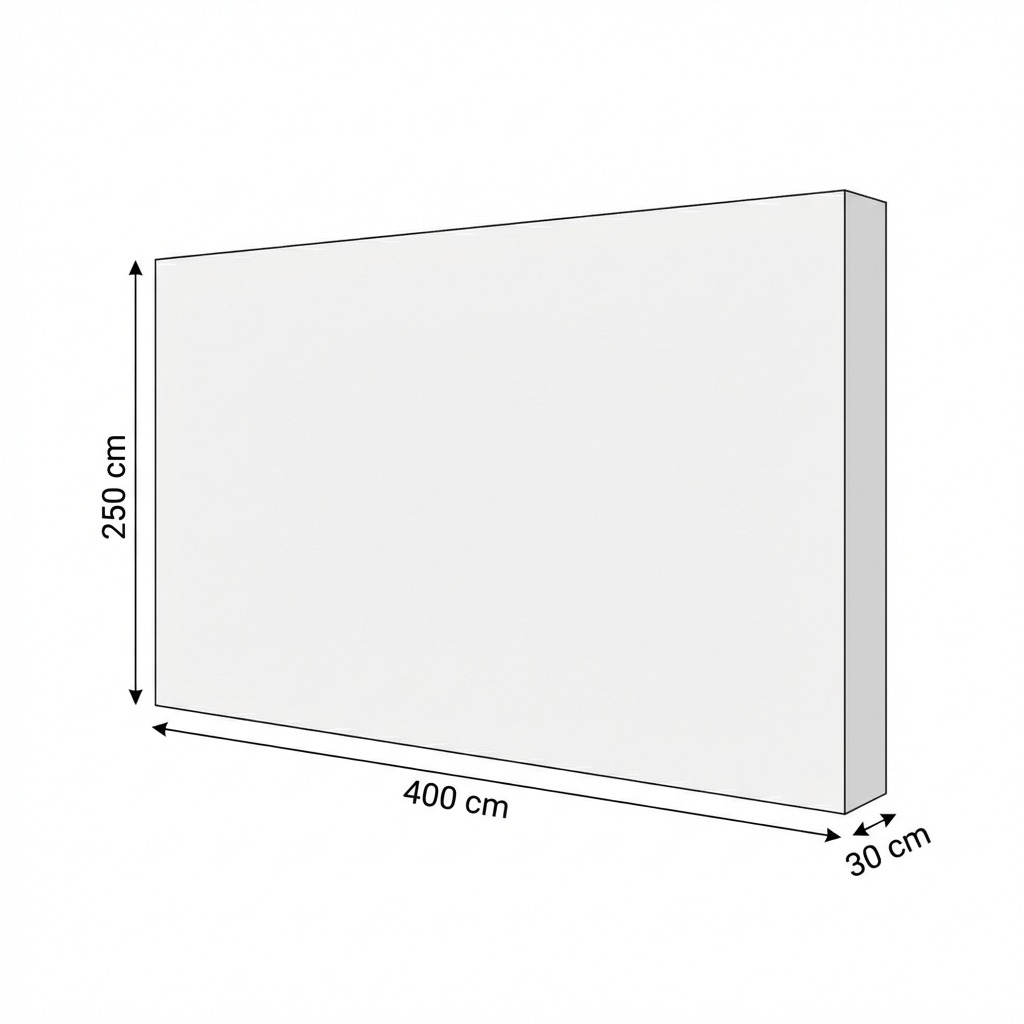 T3 Modüler Lightbox 400×250 cm - Kurulum Sonrası Görünüm | portatif stand çözümü