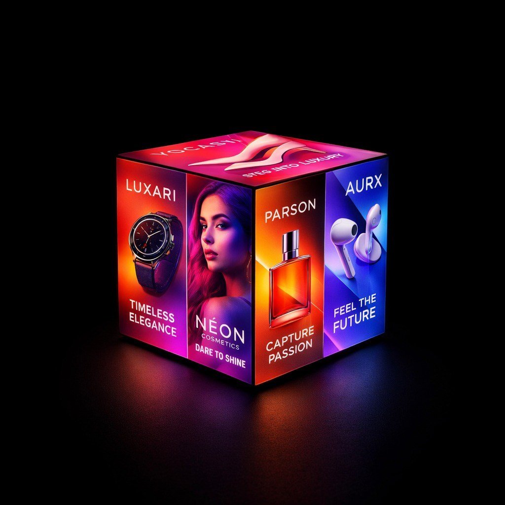 50×50×50 CM KÜP LIGHTBOX
