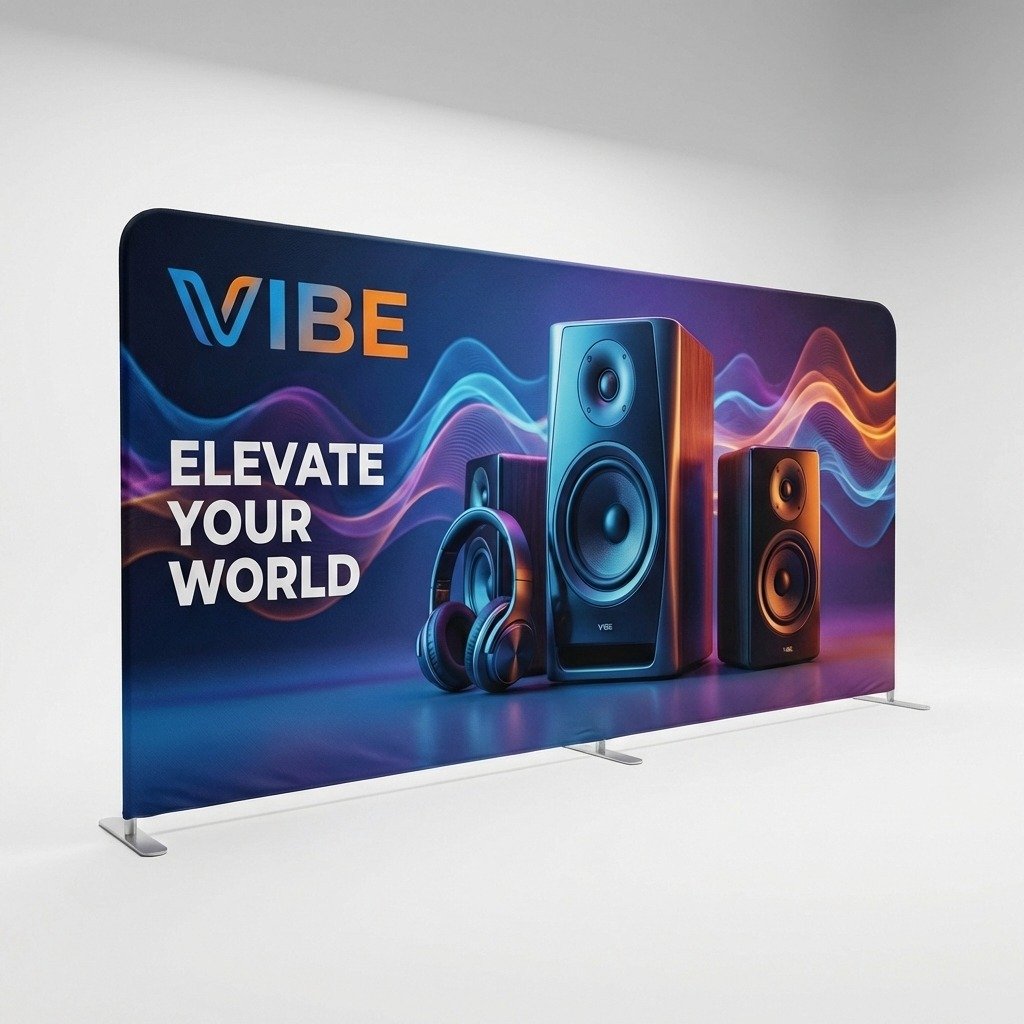 500×230 cm Kumaş Backdrop – Etkinlik ve Fuar Standı
