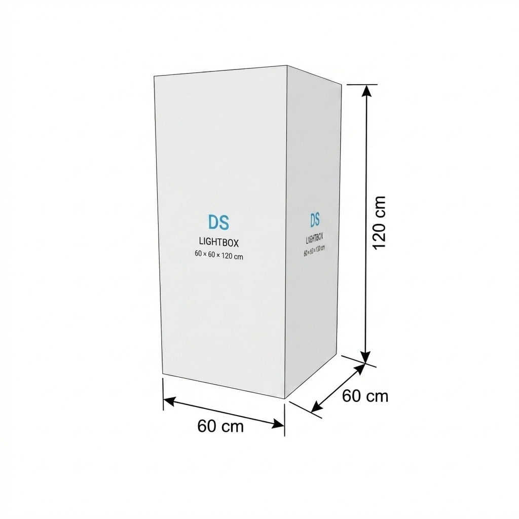 60×60×120 CM KÜP LIGHTBOX GENİŞ KULE