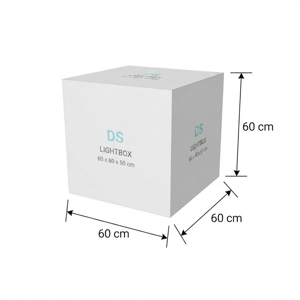 60×60×60 CM KÜP LIGHTBOX HANGING SIGN