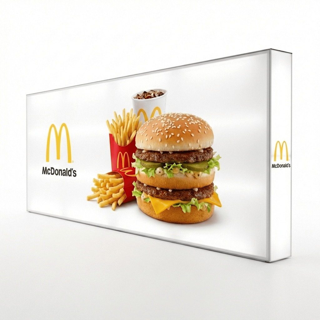 T3 Modüler Lightbox 700×250 cm - Ön Cephe Görünümü