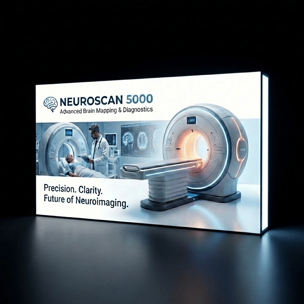 T3 Modüler Lightbox 700×300 cm - Ön Cephe Görünümü