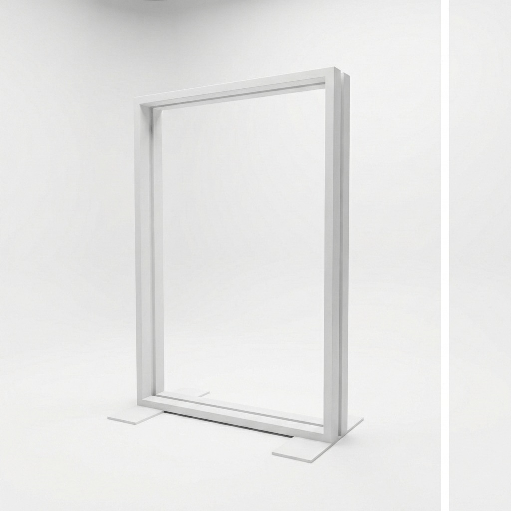 Ayaklı Lightbox 70×100 cm - Yakın Plan Detay