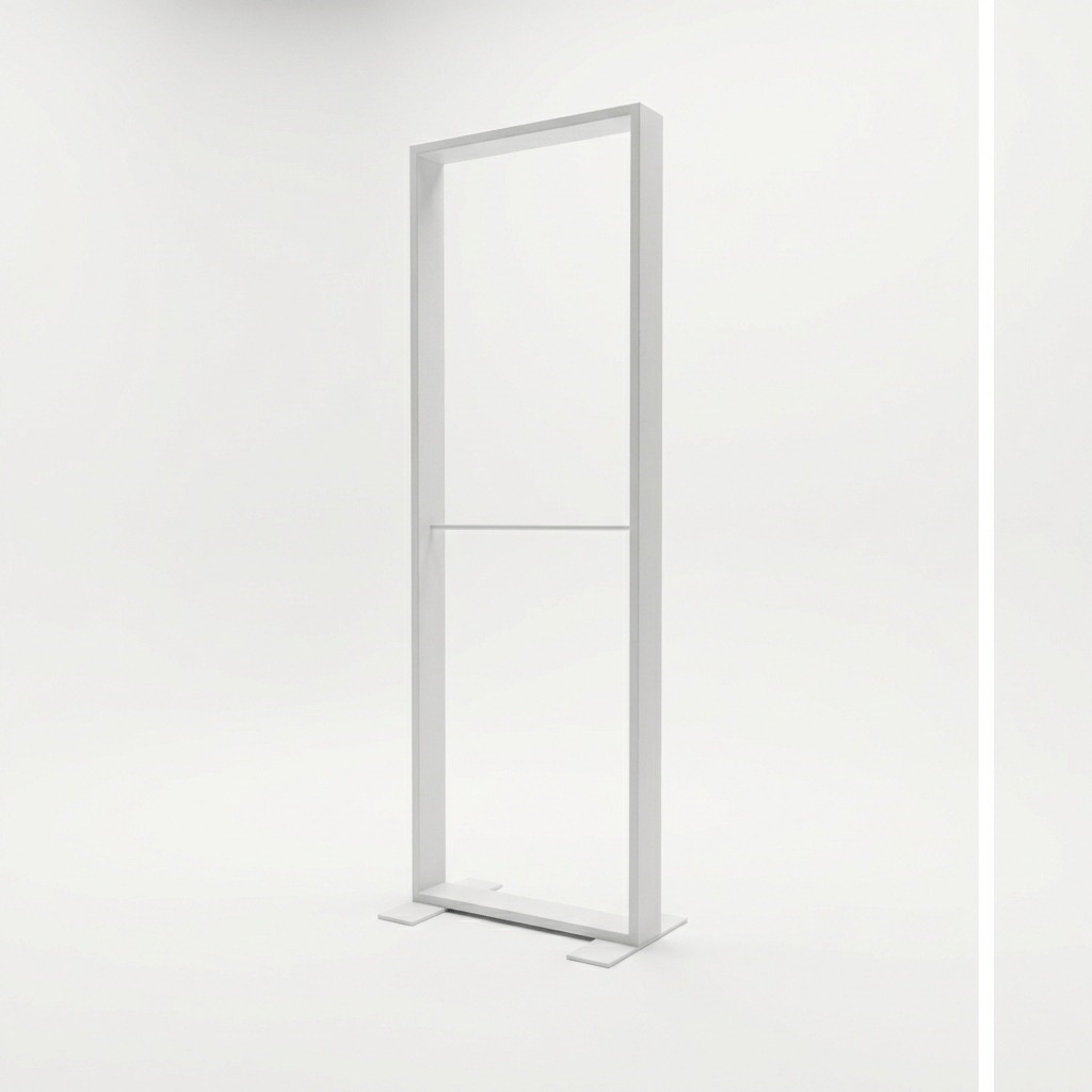 Ayaklı Lightbox 70×200 cm - Yakın Plan Detay