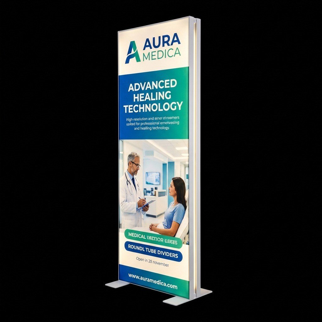 70X200 CM ayakli lightbox