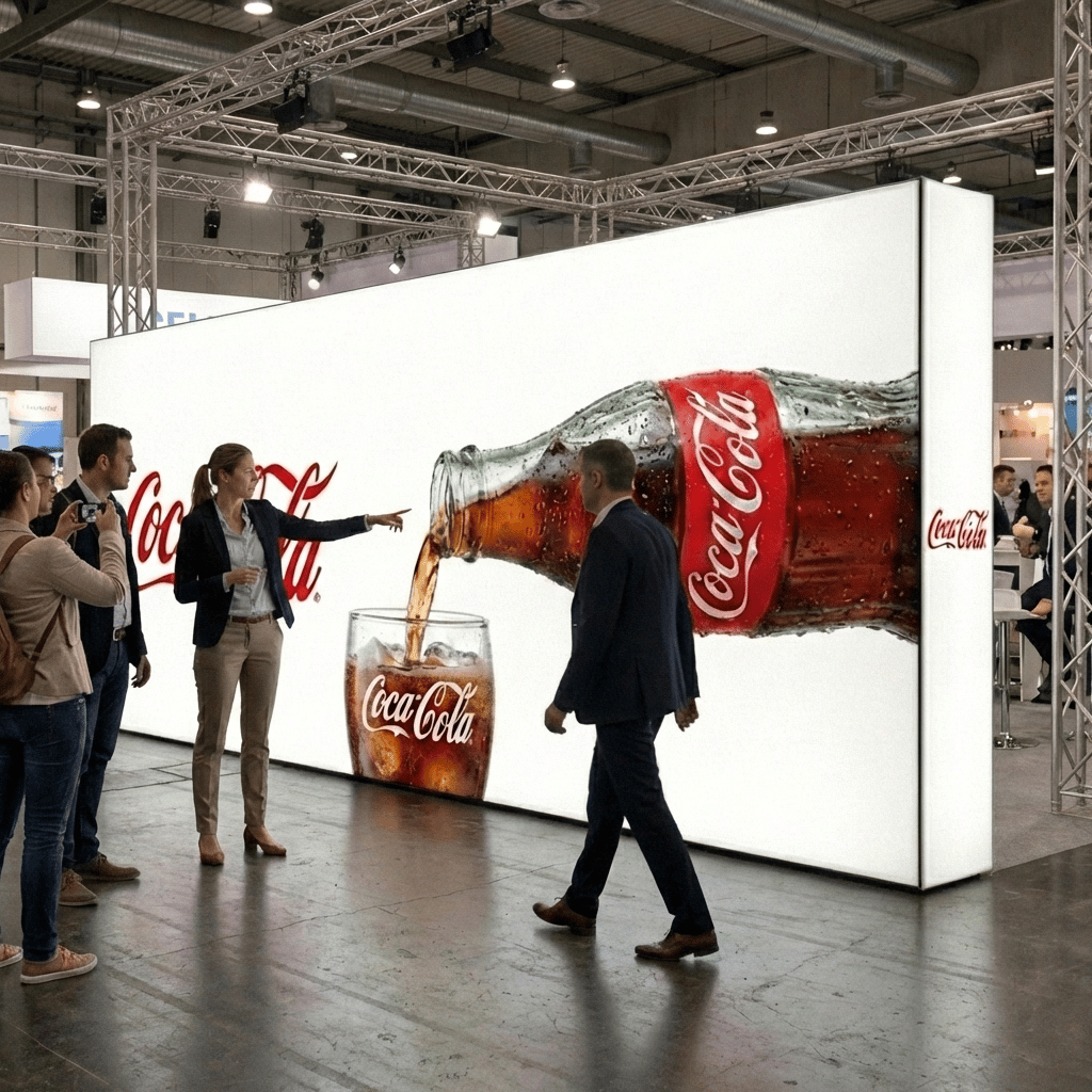 T3 Modüler Lightbox 800×250 cm - Kurulum Sonrası Görünüm | portatif stand çözümü