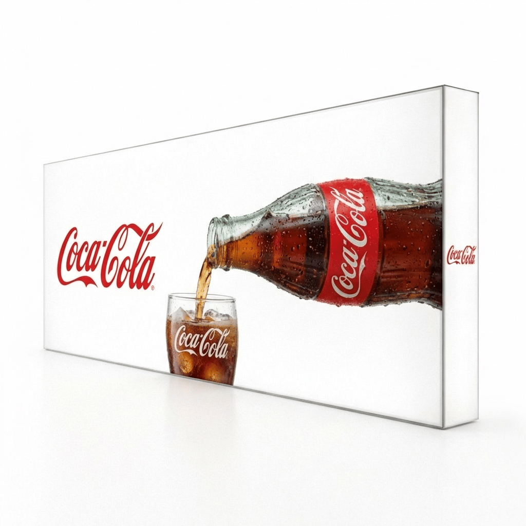 T3 Modüler Lightbox 800×250 cm - Ön Cephe Görünümü