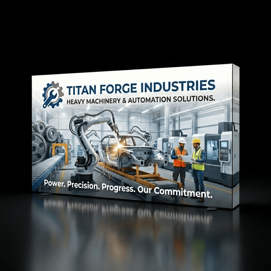 T3 Modüler Lightbox 800×300 cm - Kurulum Sonrası Görünüm | portatif stand çözümü