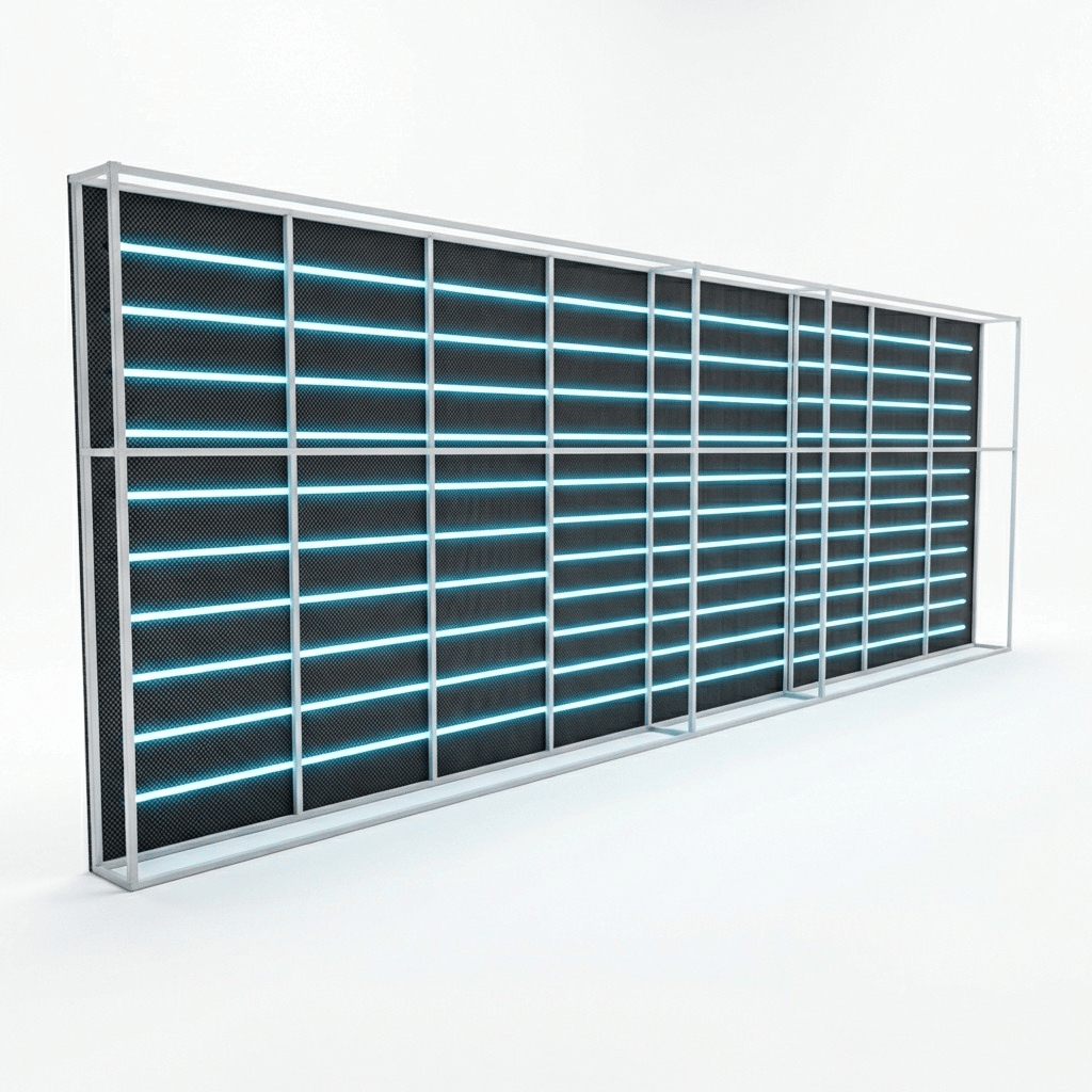 T3 Modüler Lightbox 900×250 cm - Yakın Plan Detay