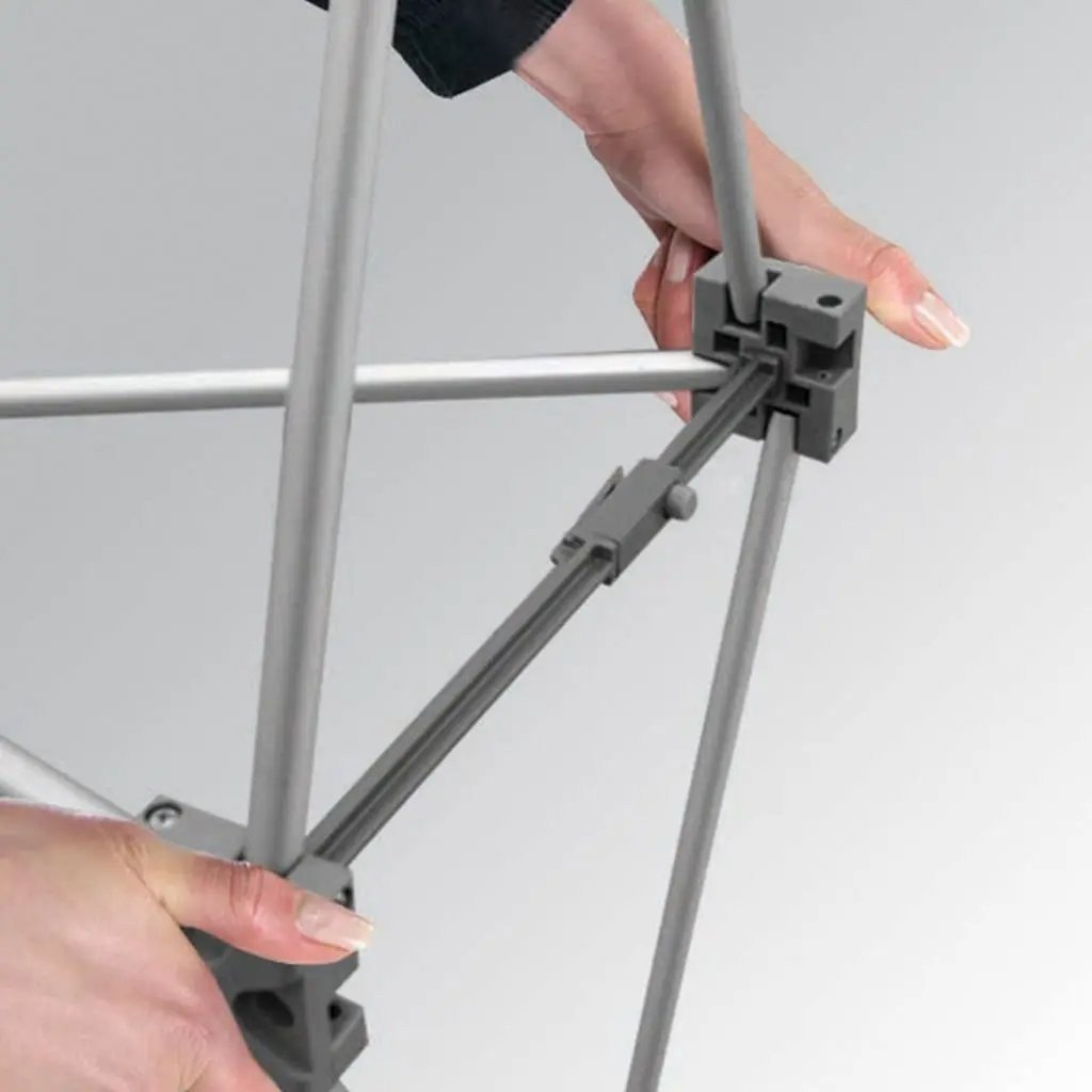 Premium Örümcek Stand 3x2 Oval | Taşınabilir Fuar Standı