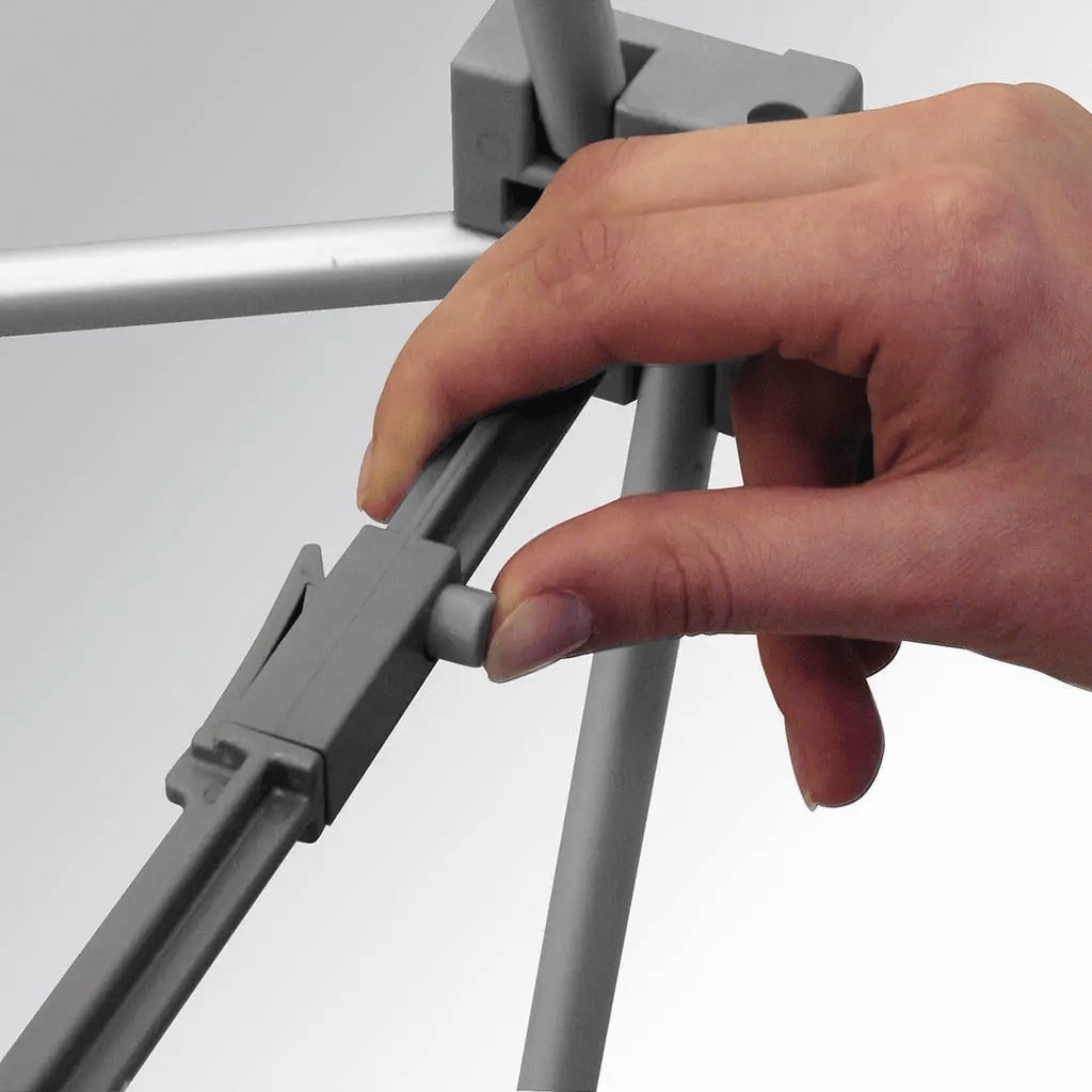 Premium Örümcek Stand 3x2 Oval | Taşınabilir Fuar Standı