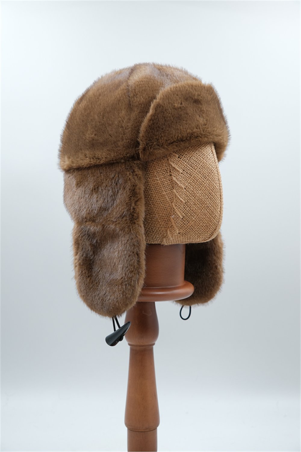 CMFW25-37 LÜKS KÜRKLÜ PİLOT ŞAPKA CAMEL