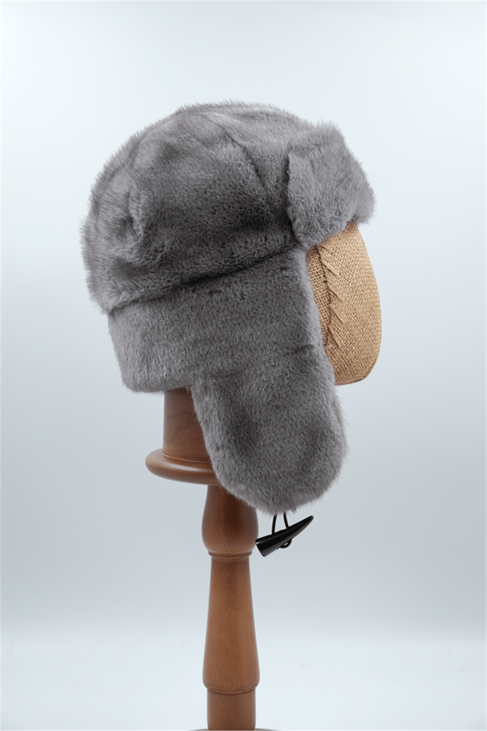 CMFW25-37 LÜKS KÜRKLÜ PİLOT ŞAPKA GRİ