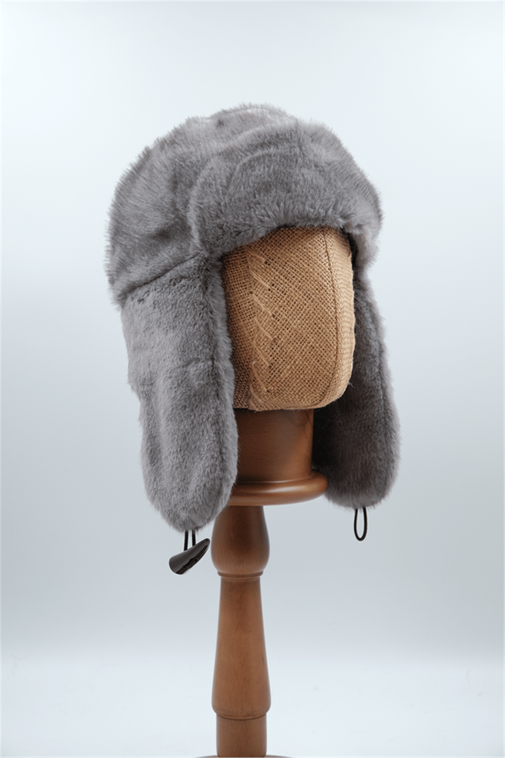 CMFW25-37 LÜKS KÜRKLÜ PİLOT ŞAPKA GRİ