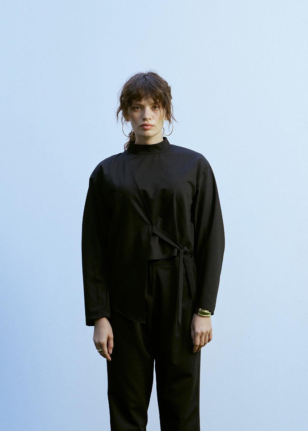 Allerli Bluz | Siyah