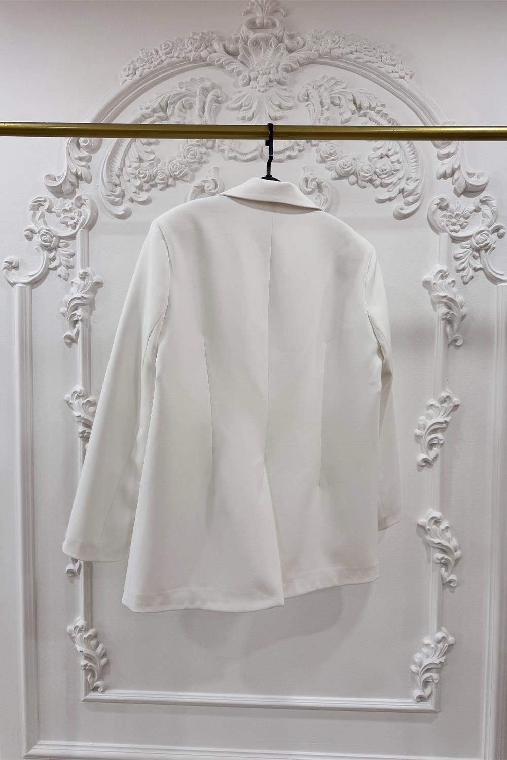 Blazer Ceket | Beyaz