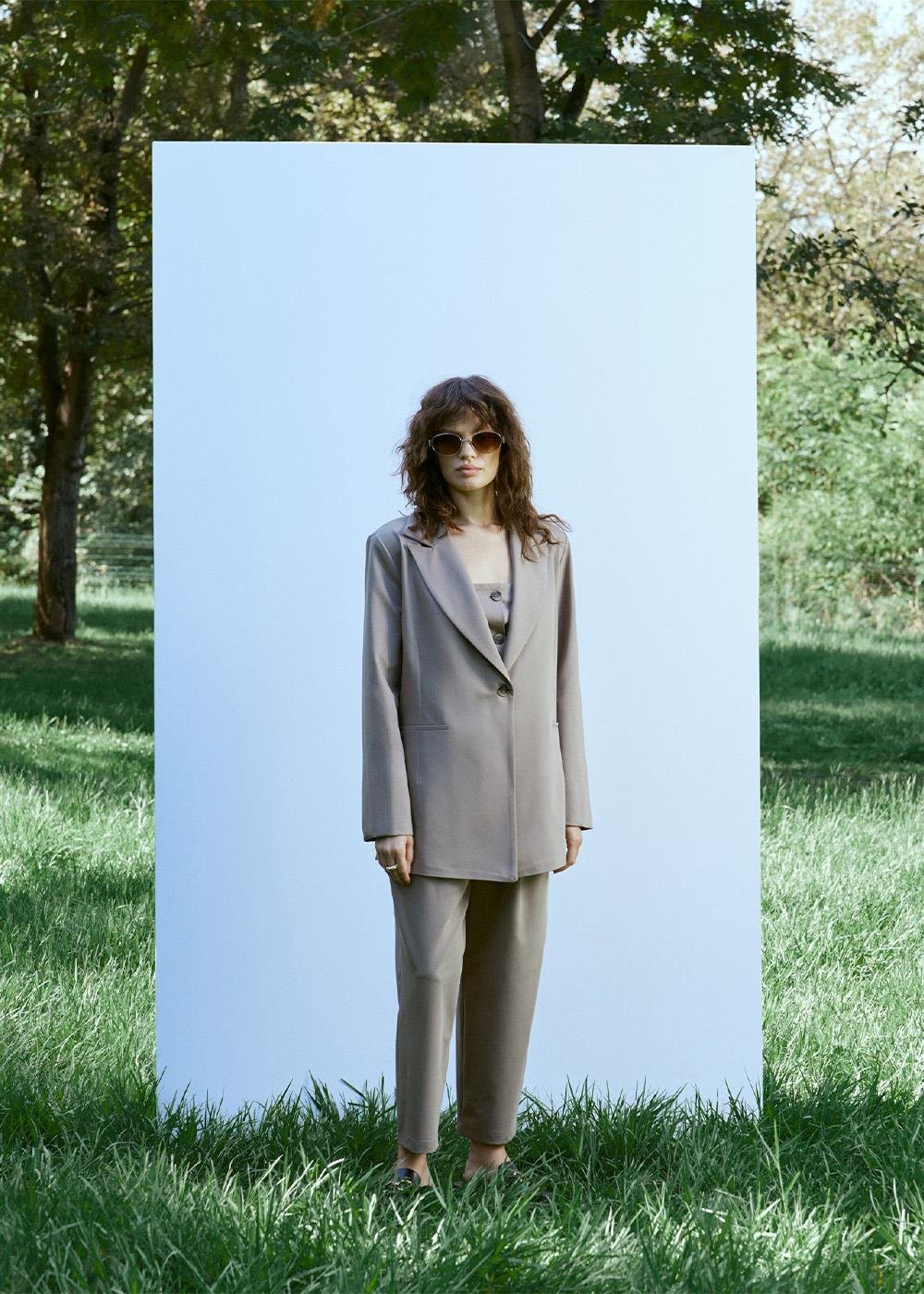 Blazer Ceket | Vizon