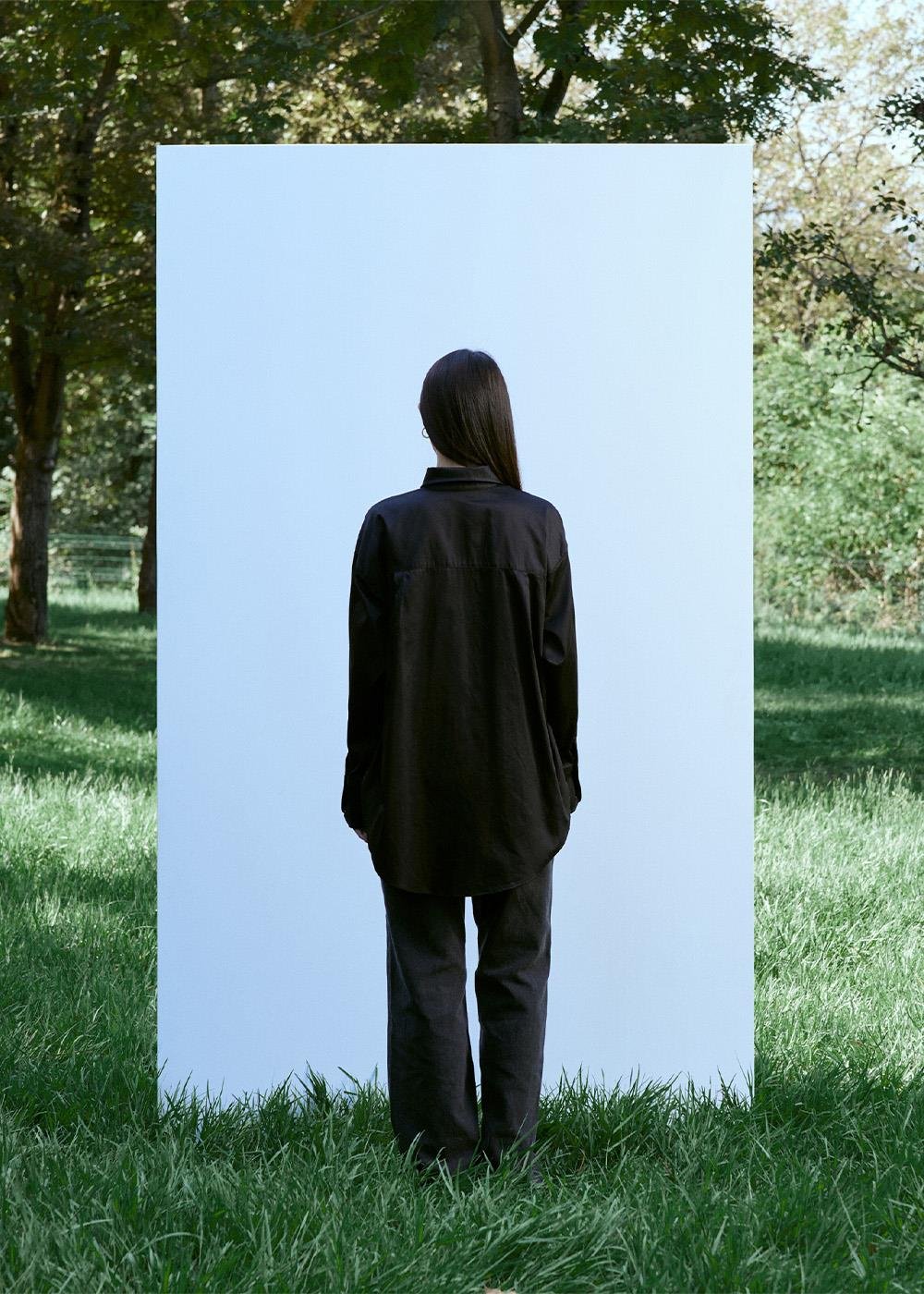 Cep Detalı Gömlek | Siyah