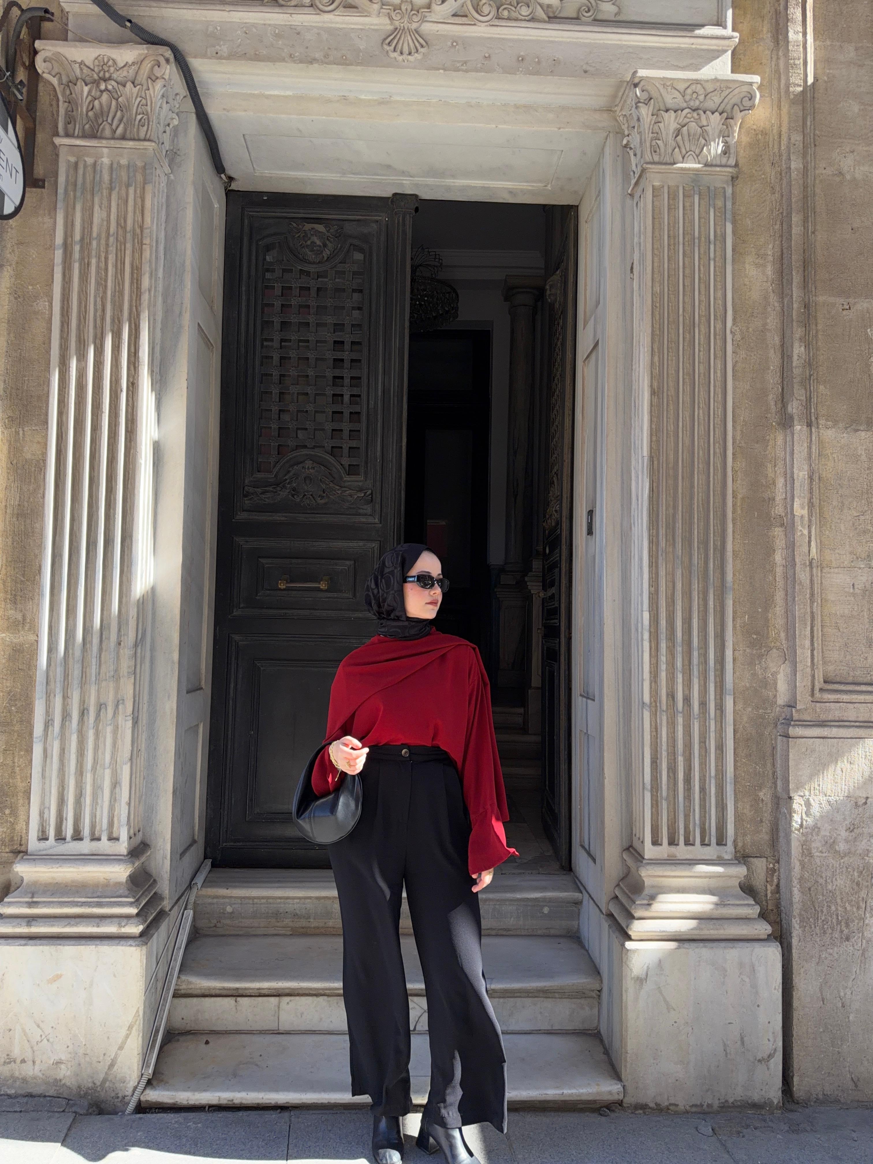 Krep Palazzo Pantolon