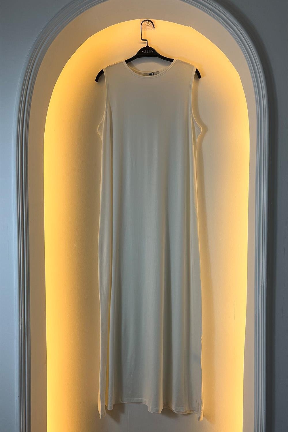 Penye İç Elbise | Beyaz