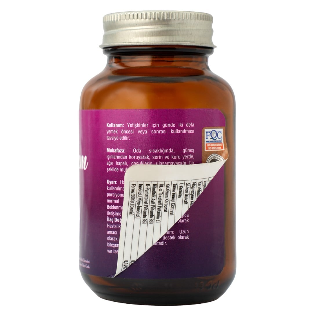 LIBIDAM VITAMIN, MINERAL VE BITKI EKSTRELERI ICEREN TAKVIYE EDICI GIDA 45 KAPSÜL