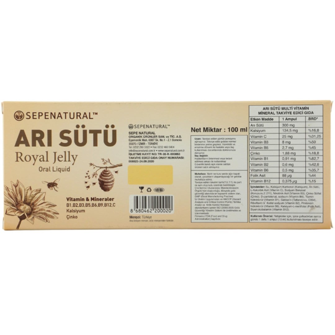 SPN  ARI SÜTÜ SIVI SHOT 10X10ML