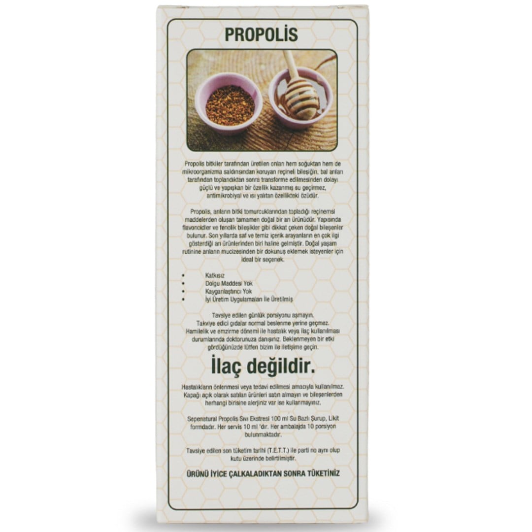 SPN  PROPOLIS EKSTRESİ 100 ML SU BAZLI ŞURUP
