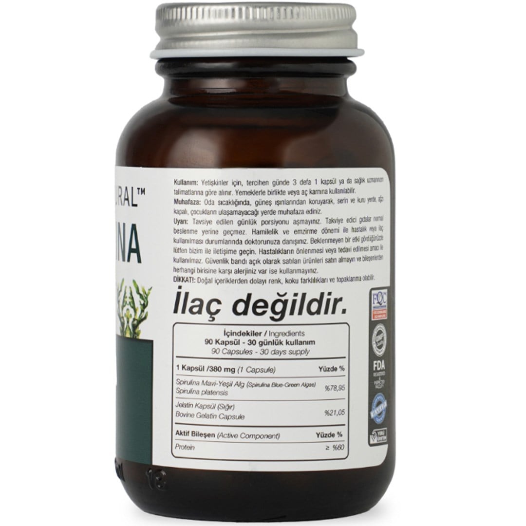 SPN  SPİRULİNA 90 KAPSUL X 380MG