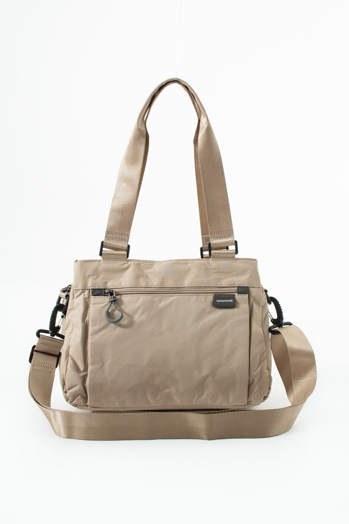 Saten Paraşüt Kumaş Çok Bölmeli Kadın Omuz Çapraz Askılı Çanta Günlük Hafif Kullanışlı El Çantası