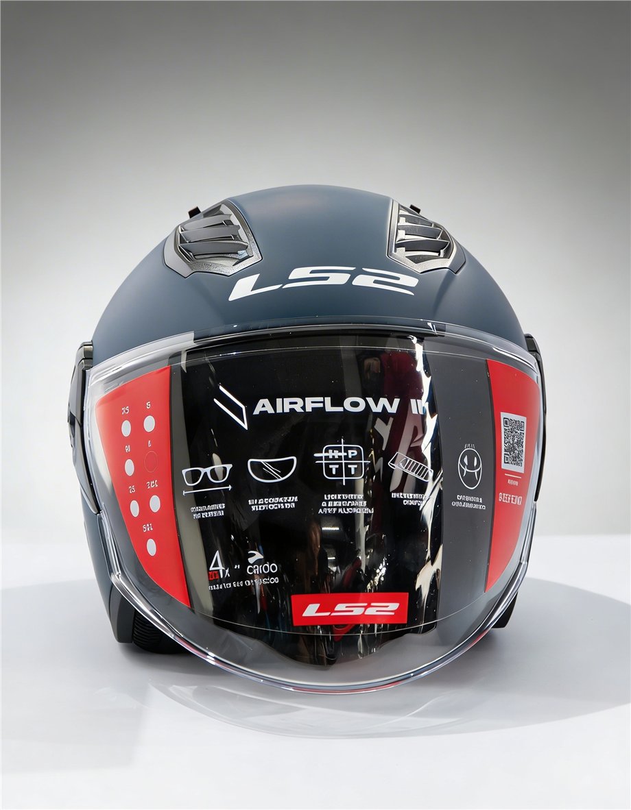 LS2 AIRFLOW 2 MAT NAVY MAVİ KASK-90504020