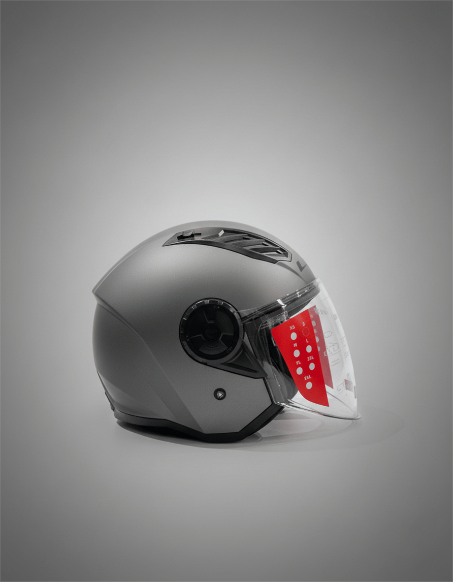LS2 AIRFLOW 2 MAT TITANIUM KASK-90504006